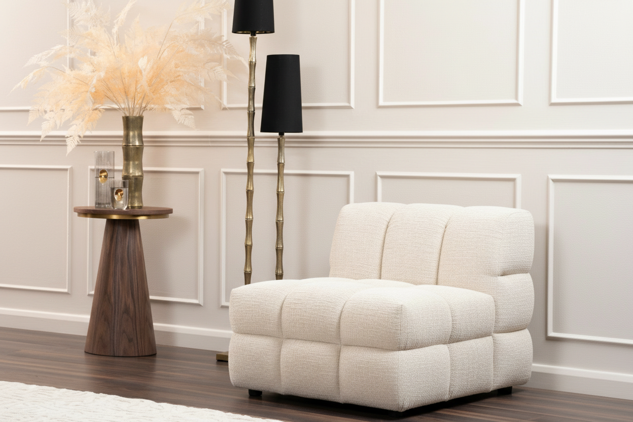 Room with AI-placed furniture